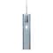 Besa Lighting Juni 16 Cord Pendant, Blue Bubble, Satin Nickel, 1x60W Incandescent 1JT-JUNI16BL-SN - alternate 1